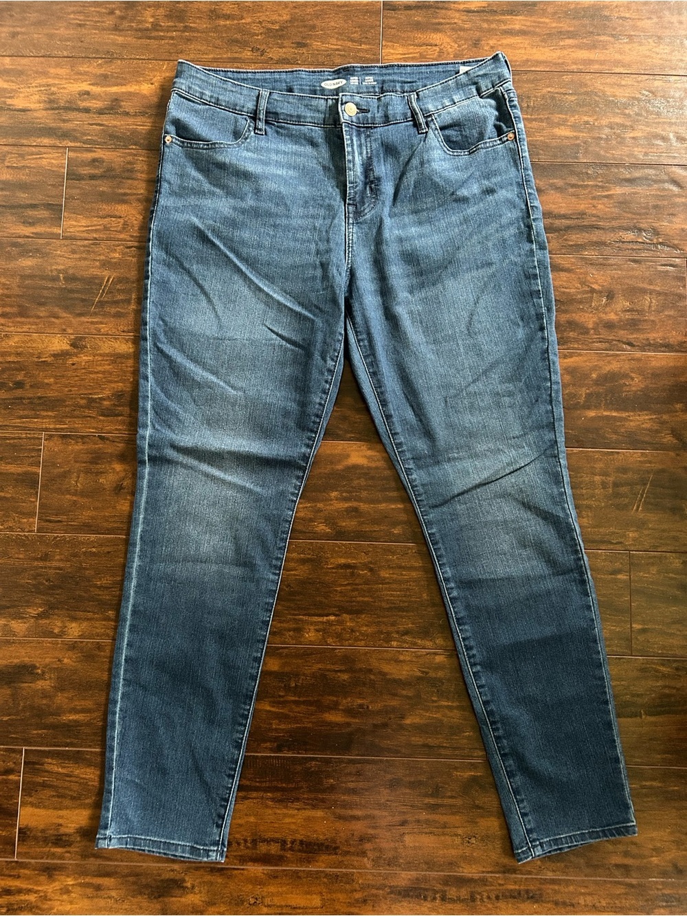 Old Navy Supper Skinny Mid-Rise Blue Jeans size 14